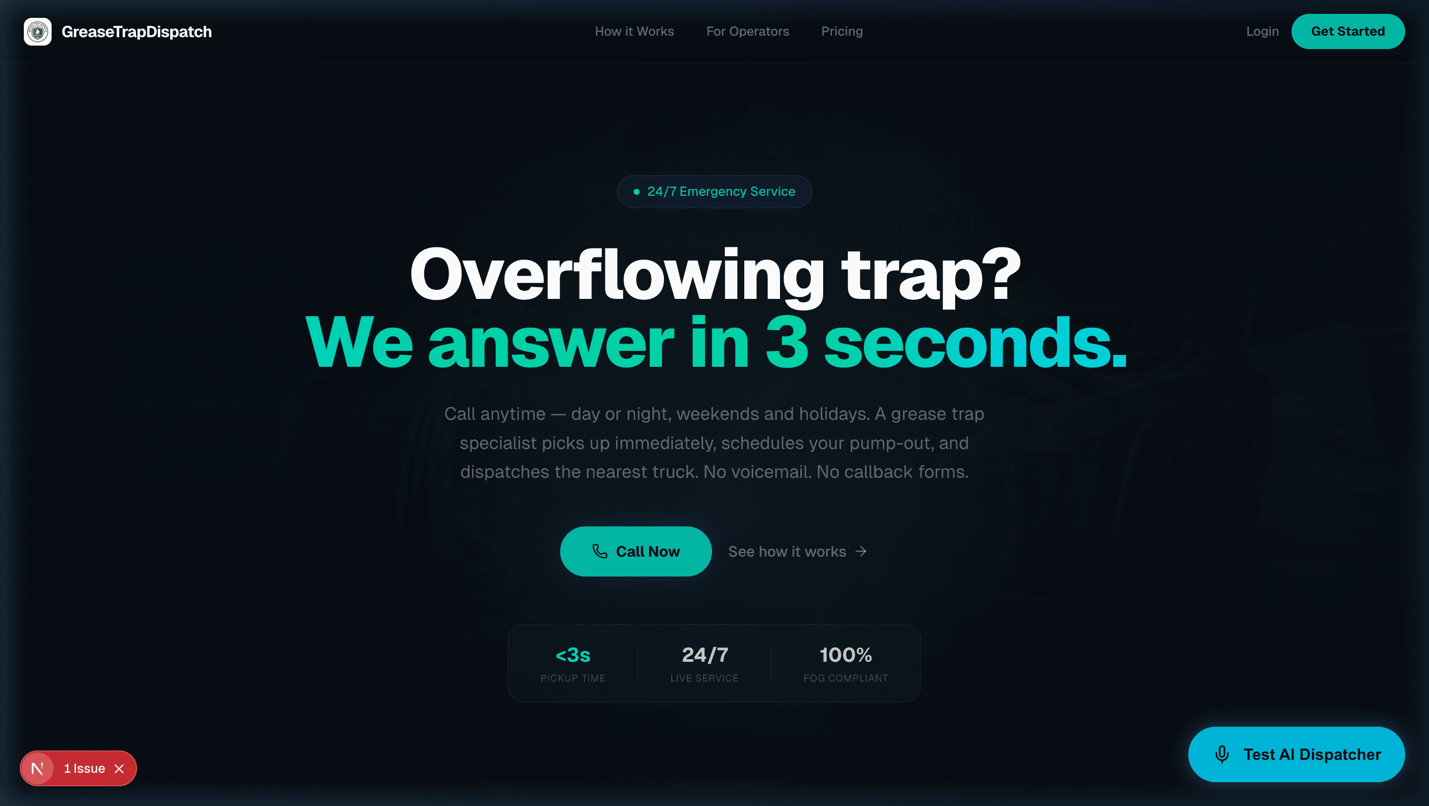 GreaseTrapDispatch preview